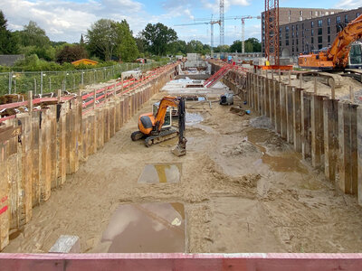 Pergolenviertel Baustart