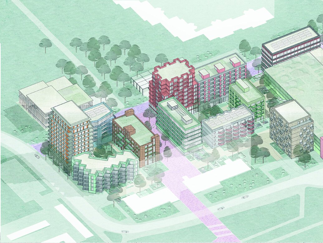Zweiter Preis - Neues Quartierszentrum Bergedorf-West