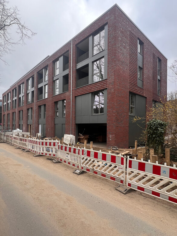 Baustelle Friedensallee 118