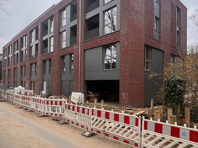 Baustelle Friedensallee 118